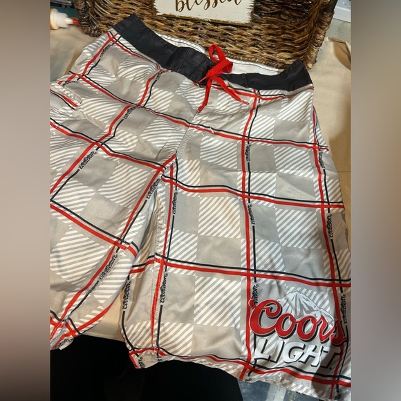 Coors Light Swim Trunks Size 30 Board Shorts - Picture 1 of 4